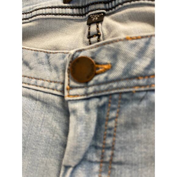 Vintage Bebe Distressed Skinny Made in USA Stretch Denim Jeans SIZE 29 - Picture 5 of 10